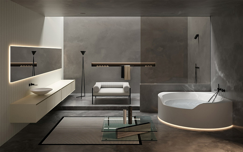 Новинка Salone del Mobile 2022 - ванна Ofuro от Antonio Lupi